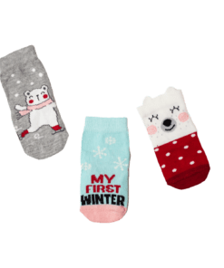 Βρεφικές Κάλτσες Σετ "My First Winter"