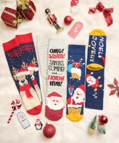 Χριστουγεννιάτικο Σετ Κάλτσες "OMG SANTA"