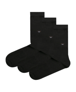 Ανδρικές Κάλτσες Κουστουμιού Μαύρες 3-6 Ζεύγη