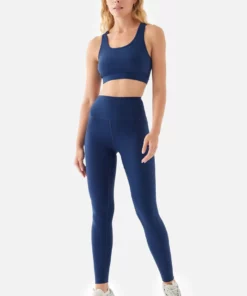 Γυναικείο Αθλητικό Κολάν Σκούρο Μπλε