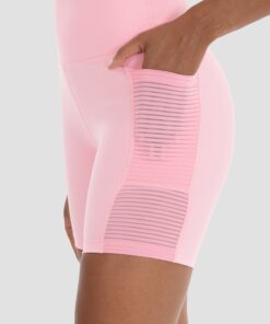 Ποδηλατικό Κολάν Ψηλόμεσο Wawel Mesh Με Τσέπη Ροζ