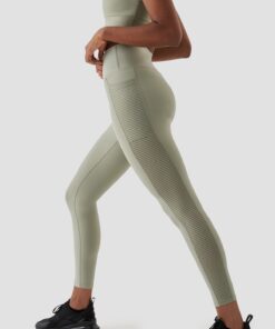 Γυναικείο Αθλητικό Κολάν Wawel Mesh Με Τσέπη Πράσινο