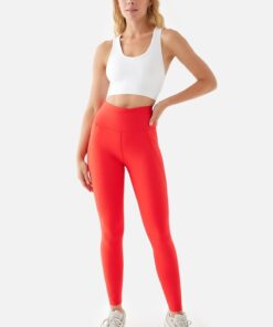 Γυναικείο Αθλητικό Κολάν Με Τσέπη Κόκκινο