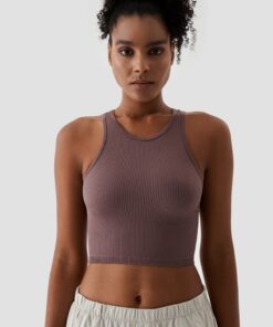 Γυναικείο Αθλητικό Αμάνικο Μπουστάκι Polly Μωβ