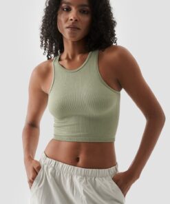 Γυναικείο Αθλητικό Αμάνικο Μπουστάκι Polly Ανοιχτό Πράσινο