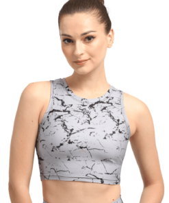 Γυναικείο Γκρι Αθλητικό Μπουστάκι Μάρμαρο