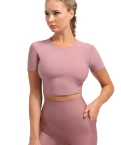 Κοντομάνικο Αθλητικό Μπουστάκι Ροζ