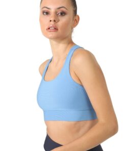 Γυναικείο Αθλητικό Μπουστάκι Χιαστί Γαλάζιο
