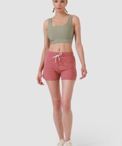 Γυναικείο Αθλητικό Σορτς June Με Τσέπη Ροζ