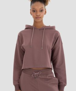 Γυναικείο Αθλητικό Φούτερ Oversize Dark Rose