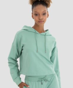 Γυναικείο Αθλητικό Φούτερ Oversize Light Green