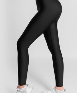 Γυναικείο Αθλητικό Κολάν Με V Waist Μαύρο