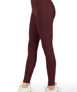 Γυναικείο Ψηλόμεσο Αθλητικό Κολάν Μπορντό