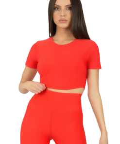 Κοντομάνικο Αθλητικό Μπουστάκι Κόκκινο