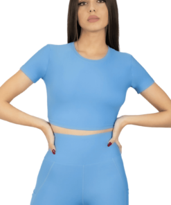 Κοντομάνικο Αθλητικό Μπουστάκι Γαλάζιο