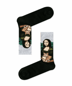 Unisex Κάλτσες Mona Lisa With A Cat