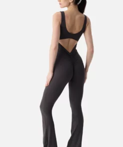 Γυναικεία Ολόσωμη Φόρμα Με Σούρα Γκρι