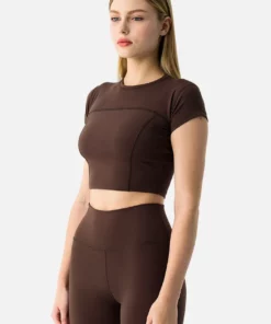 Γυναικείο Αθλητικό Μπουστάκι Liora Κάφε